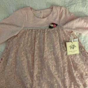Laura Ashley 2 toddler dress in light pink